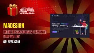 Madesign – Online Design Courses Elementor Template Kit - Buy GPL 129 at Best Price