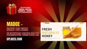 Madoe – Honey Bee Farm Elementor Template Kit - Buy GPL 129 at Best Price