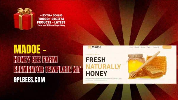 Madoe – Honey Bee Farm Elementor Template Kit At Best Price - Gpl Bees