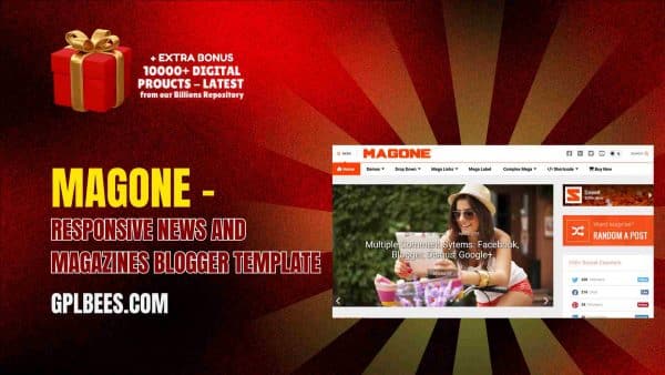 Magone – Responsive News And Magazines Blogger Template At Best Price - Gpl Bees