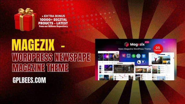 Magezix  - Wordpress Newspaper Magazine Theme At Best Price - Gpl Bees