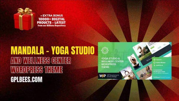 Mandala – Yoga Studio And Wellness Center Wordpress Theme At Best Price - Gpl Bees