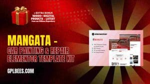 Mangata – Car Painting & Repair Elementor Template Kit - Buy GPL 131 at Best Price