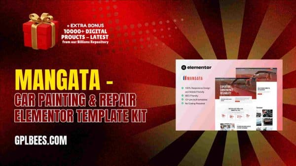Mangata – Car Painting &Amp; Repair Elementor Template Kit At Best Price - Gpl Bees