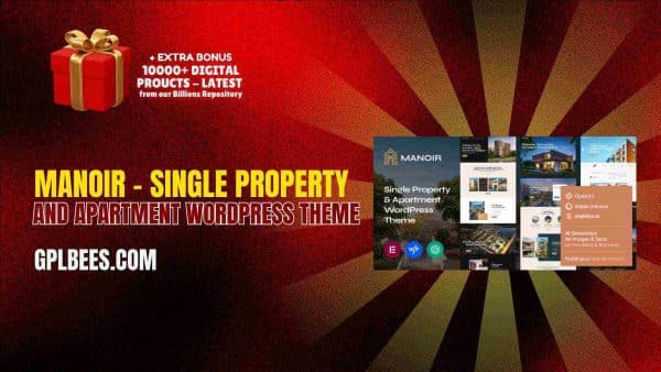 Manoir – Single Property And Apartment Wordpress Theme At Best Price - Gpl Bees