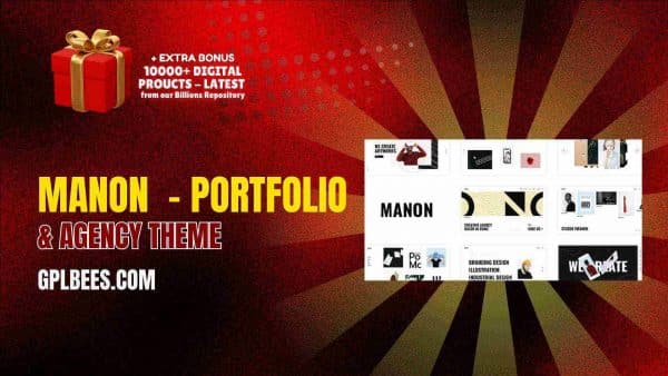Manon  - Portfolio &Amp; Agency Theme At Best Price - Gpl Bees