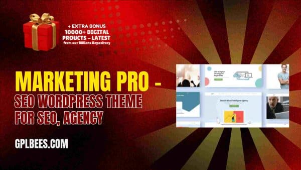 Marketing Pro – Seo Wordpress Theme For Seo, Agency At Best Price - Gpl Bees