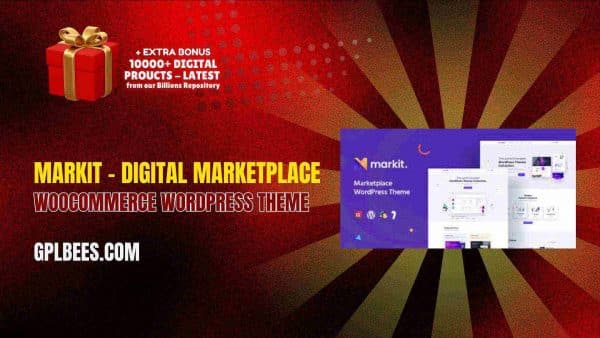 Markite – Digital Marketplace Woocommerce Wordpress Theme At Best Price - Gpl Bees