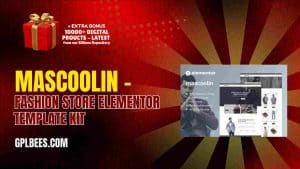 Mascoolin – Fashion Store Elementor Template Kit - Buy GPL 132 at Best Price