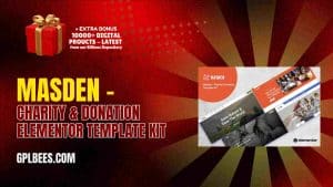 Masden – Charity & Donation Elementor Template Kit - Buy GPL 132 at Best Price