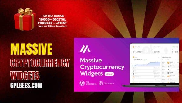 Massive Cryptocurrency Widgets At Best Price - Gpl Bees