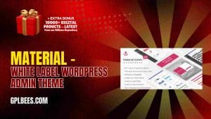 Material – White Label WordPress Admin Theme - Buy GPL 294 at Best Price