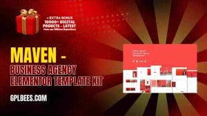 Maven – Business Agency Elementor Template Kit - Buy GPL 132 at Best Price
