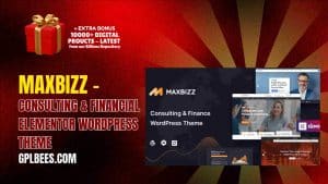 Maxbizz – Consulting & Financial Elementor WordPress Theme - Buy GPL 2 at Best Price