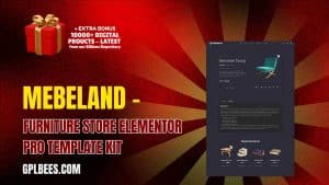 Mebeland – Furniture Store Elementor Pro Template Kit - Buy GPL 133 at Best Price