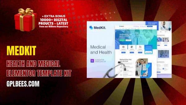 Medkit – Health And Medical Elementor Template Kit At Best Price - Gpl Bees