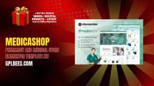 MedicaShop – Pharmacy and Medical Store Elementor Template Kit - Buy GPL 134 at Best Price