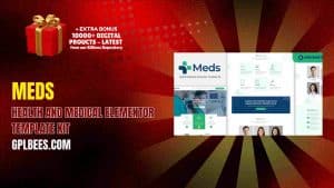 Meds – Health and Medical Elementor Template Kit - Buy GPL 136 at Best Price