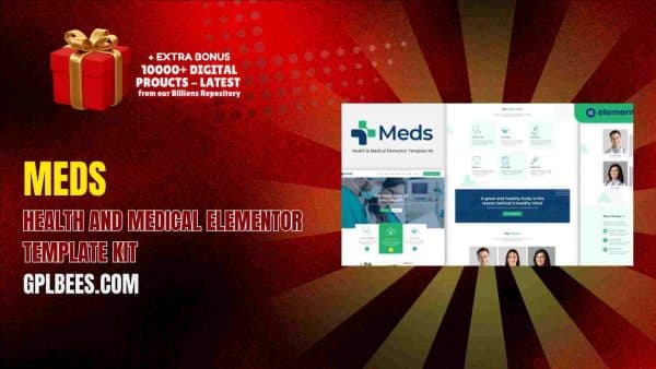 Meds – Health And Medical Elementor Template Kit At Best Price - Gpl Bees