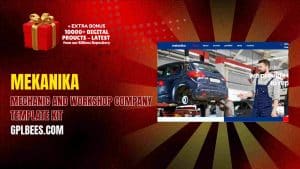 Mekanika – Mechanic and Workshop Company Template Kit - Buy GPL 136 at Best Price