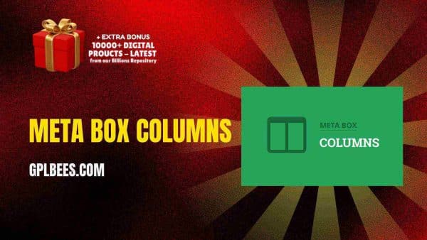 Meta Box Columns At Best Price - Gpl Bees