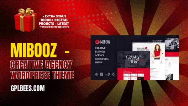 Mibooz  - Creative Agency Wordpress Theme At Best Price - Gpl Bees