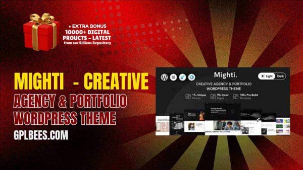 Mighti  - Creative Agency &Amp; Portfolio Wordpress Theme At Best Price - Gpl Bees