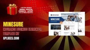 Minesure – Insurance Business Elementor Template Kit - Buy GPL 139 at Best Price