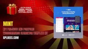 Mint – NFT Projects and Portfolio WooCommerce Elementor Template Kit - Buy GPL 139 at Best Price