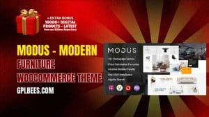 Modus – Modern Furniture WooCommerce Theme - Buy GPL 50 at Best Price