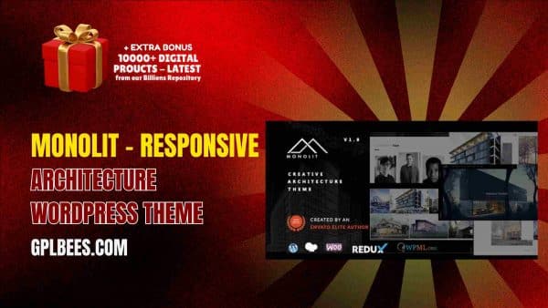 Monolit – Responsive Architecture Wordpress Theme At Best Price - Gpl Bees