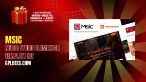 Msic – Music Studio Elementor Template Kit - Buy GPL 143 at Best Price