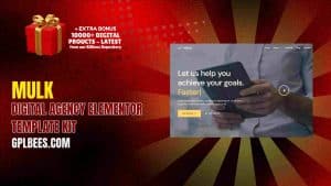Mulk – Digital Agency Elementor Template Kit - Buy GPL 143 at Best Price