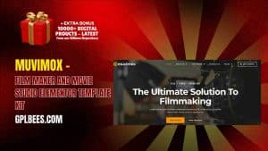 Muvimox – Film Maker and Movie Studio Elementor Template Kit - Buy GPL 144 at Best Price