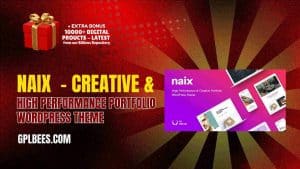 Naix  - Creative & High Performance Portfolio WordPress Theme - Buy GPL 6 at Best Price