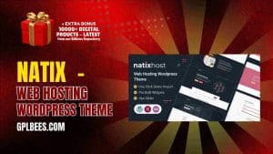 Natix  - Web Hosting WordPress Theme - Buy GPL Web Hosting Wordpress Themes at Best Price