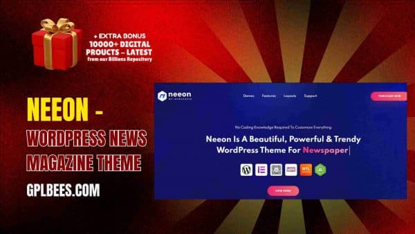 Neeon – Wordpress News Magazine Theme At Best Price - Gpl Bees
