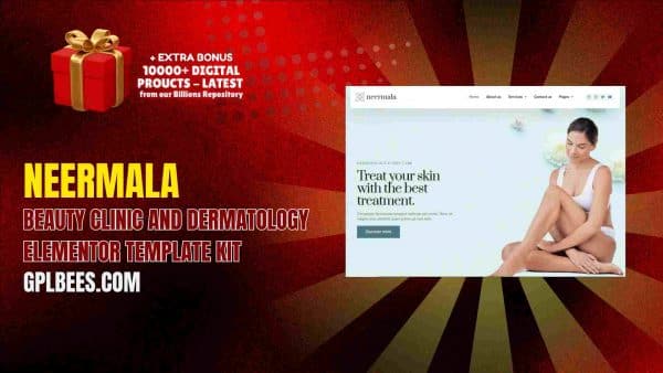 Neermala – Beauty Clinic And Dermatology Elementor Template Kit At Best Price - Gpl Bees