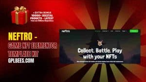 Neftro – Game NFT Elementor Template Kit - Buy GPL 145 at Best Price