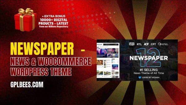 Newspaper  - News &Amp; Woocommerce Wordpress Theme At Best Price - Gpl Bees