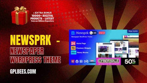 Newsprk  - Newspaper Wordpress Theme At Best Price - Gpl Bees