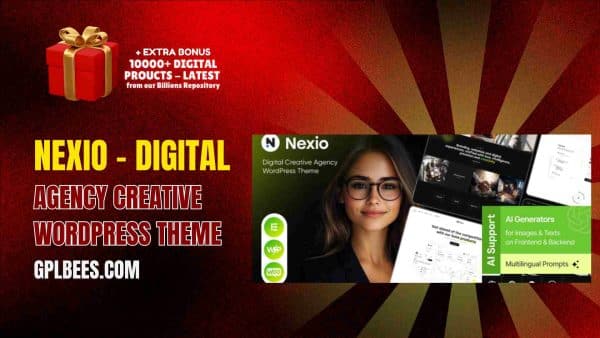 Nexio – Digital Agency Creative Wordpress Theme At Best Price - Gpl Bees