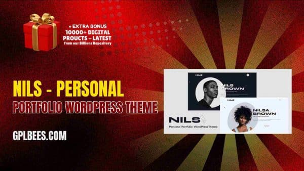 Nils – Personal Portfolio Wordpress Theme At Best Price - Gpl Bees