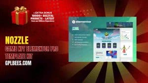Nozzle – Game NFT Elementor Pro Template Kit - Buy GPL 149 at Best Price