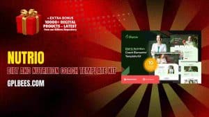 Nutrio – Diet and Nutrition Coach Template Kit - Buy GPL 150 at Best Price