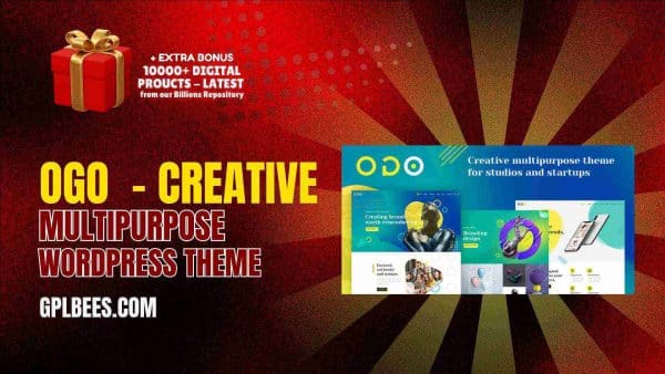 Ogo  - Creative Multipurpose Wordpress Theme At Best Price - Gpl Bees