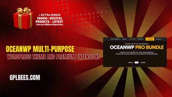 Oceanwp Multi-Purpose Wordpress Theme And Premium Extensions At Best Price - Gpl Bees