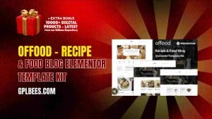 Offood – Recipe & Food Blog Elementor Template Kit - Buy GPL 151 at Best Price