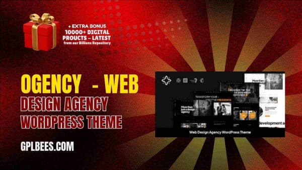 Ogency  - Web Design Agency Wordpress Theme At Best Price - Gpl Bees