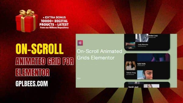 On-Scroll Animated Grid For Elementor At Best Price - Gpl Bees